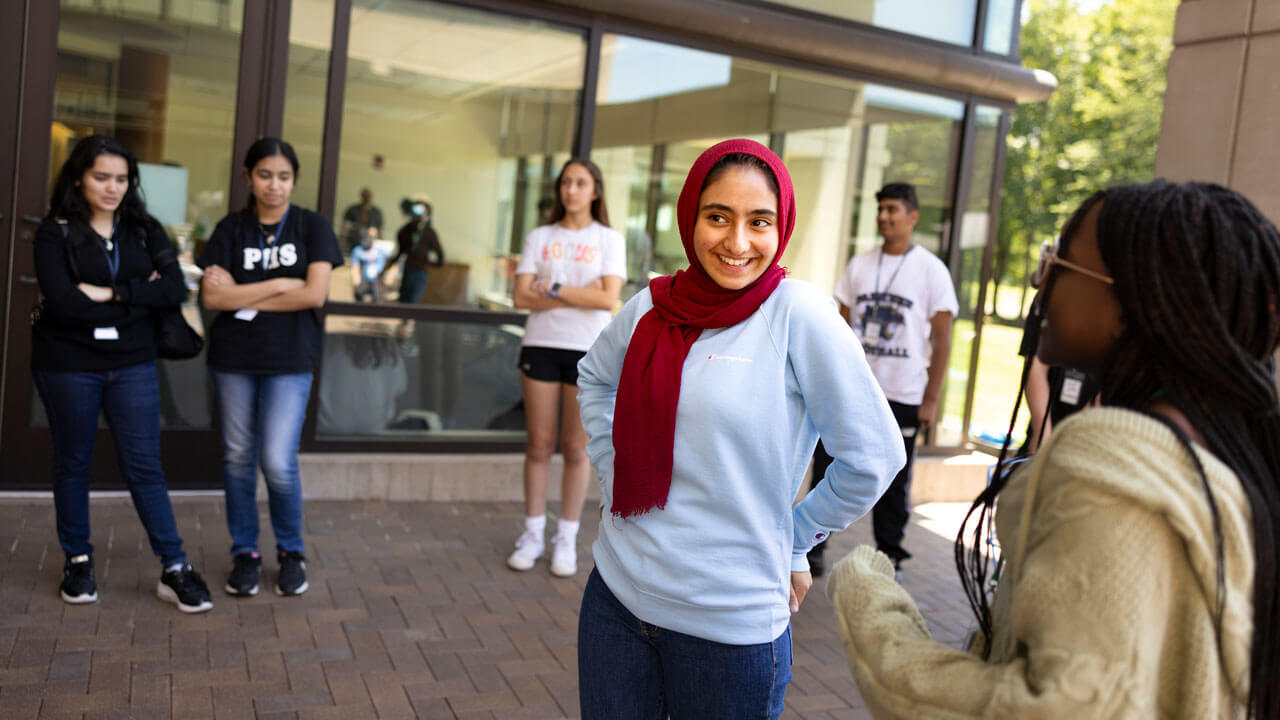 QUADS students participating in a QUADS group project