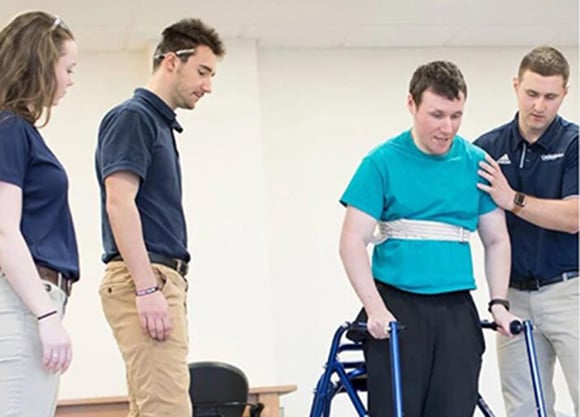 Students work with a clinical partner